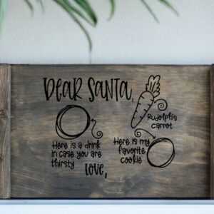 Dear Santa Cookie Tray (Workshop) (Christmas)