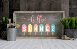 Hello Summer Popsicle (Workshop) (Summer)