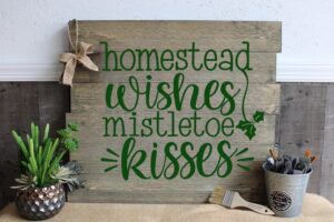 Homestead Wishes Kisses (Workshop) (Christmas)