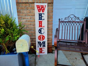 Welcome Patriotic (Workshop) (Fourth of July)