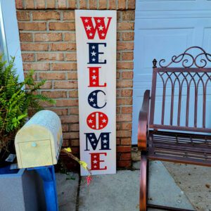 Welcome Patriotic (Workshop) (Fourth of July)