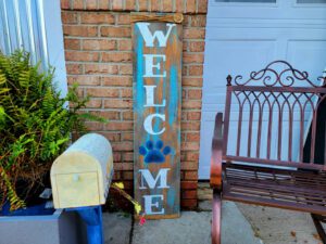 Welcome Pawprint (Workshop) (Dog)