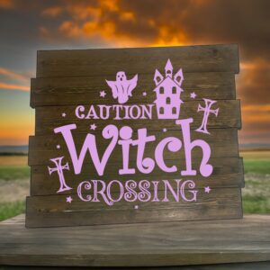 Caution Witch Crossing (Workshop) (Halloween)