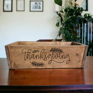 Happy Thanksgiving Decorative Box