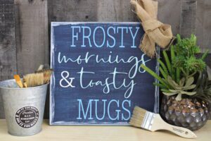 12x12 Frosty morning toasty mugs