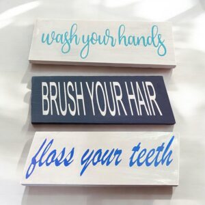 Wash Brush and Floss (Workshop) (Bathroom)