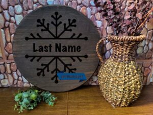 Family Name Snowflake (Workshop) (Christmas)