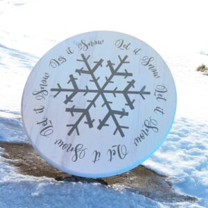 Let it Snow Snowflake (Workshop) (Christmas)