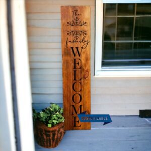 Welcome Family Monogram (Workshop) (Christmas)