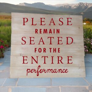 Please Remain Seated (Workshop) (Bathroom)