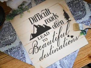 Difficult Roads Lead to Beautiful Destinations (Workshop) (Christian)