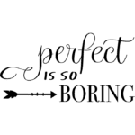 Perfect is so boring