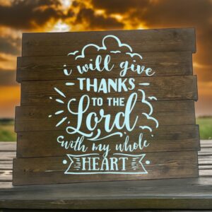 I Will Give Thanks (Workshop) (Christian)