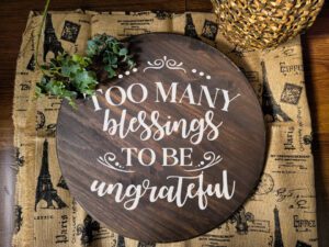 Too Many Blessings to Be Ungrateful (Workshop) (Christian)