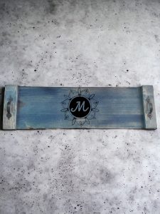 Flower Monogram (Workshop) (Bathtub Tray)