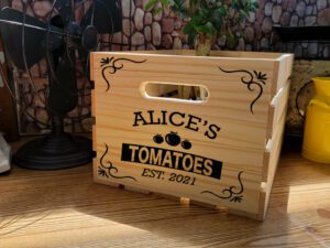 Vintage Alice's Tomatoes Full Crate
