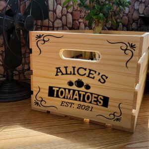 Vintage Alice's Tomatoes Full Crate