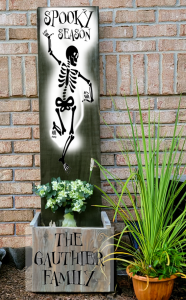 Spooky Season Skeleton (Workshop) (Planter Boxes)
