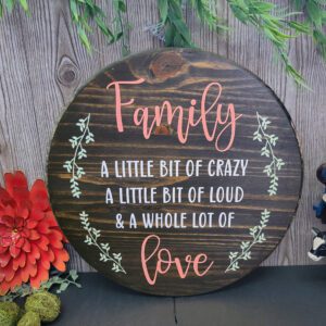 FAMILY 18" Round Sign