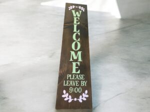 Please Leave By Nine