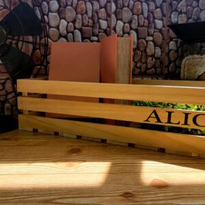 Custom Name Half Crate