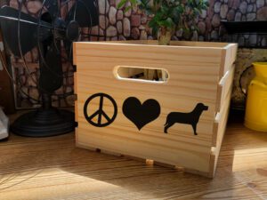 Peace Love and Dogs Full Crate