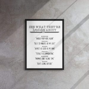 Framed canvas_See what they are raving about