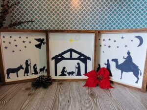 Nativity Scene 12x12 Trio