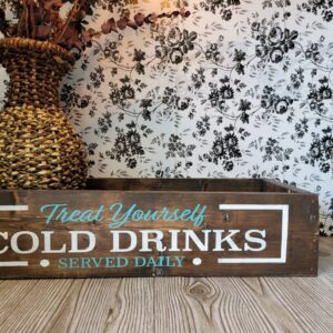 Cold Drinks Served Daily Decorative Box
