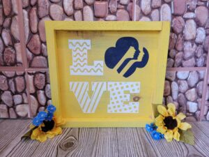 Girlscouts LOVE 10x10 Framed Sign