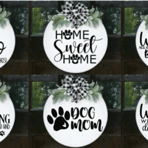 Dog Door Hanger_12 different designs