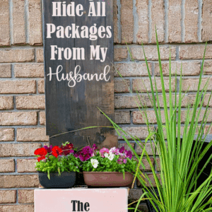 Hide all packages from husband (Workshop) (Planter Boxes)