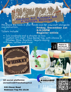 Craft and Cocktails Classes_Winter Wonderland