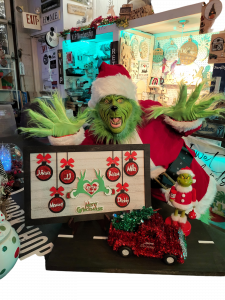 Green Monster Ornament Sign