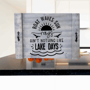 Boat Waves Sun Rays Aint Nothing Like Lake Days