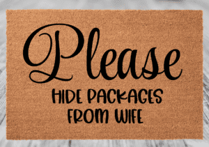 Please hide packages from wife (Workshop)