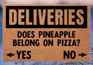 Deliveries Pineapple Pizza  (Workshop)