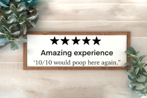 Amazing Experience Bathroom Board