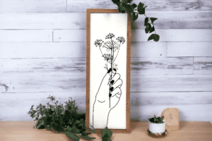 Flower In Hand Board